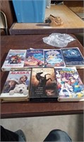 SEVEN VHS TAPES