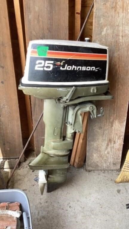 25 horse Johnson seahorse motor Pull Start Only