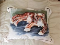 Handpainted and Signed Accent Pillow