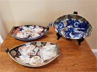 Set of Imari Porcelain Bowls