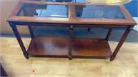 Glass Top Entry Sofa Table