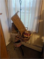 Metal Basket Display with Baskets