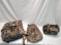 Camo backpack's and lunch bag/cooler