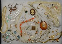 Costume Jewelry Group 18k Gold Plate, Signed etc