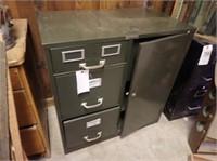 Model Steel Craft Metal Cabinet w/ Side Storage -