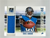 Eric Ebron 2014 Elite Relic Jersey Card Rookie RC