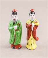 Chinese Porcelain Snuff Bottles 19/20 Century 2pc