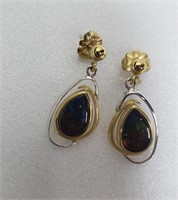 14k ammolite earrings valued at $335