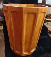 Solid Wood Waste Basket, 16"Tall & 13" Across