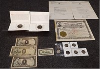 Foreign & U.S. Currency, Coins & More