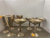 Vntg Silver Cups- Goblets