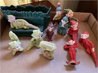 Elf figurine collection