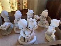 Collection of precious moments figurines