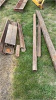 Steel pipe, railroad iron,