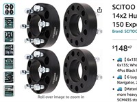 SCITOO 4Pcs 6x135 Wheel Spacers 1.5 inch