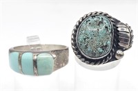 Sterling Silver Rings with Turquoise Stones