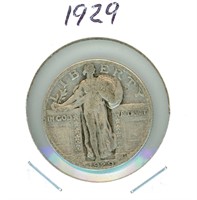 1929 Standing Liberty Silver Quarter