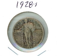 1928-S Standing Liberty Silver Quarter