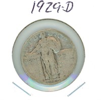 1929-D Standing Liberty Silver Quarter