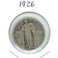 1926 Standing Liberty Silver Quarter