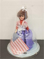 Vintage doll in case