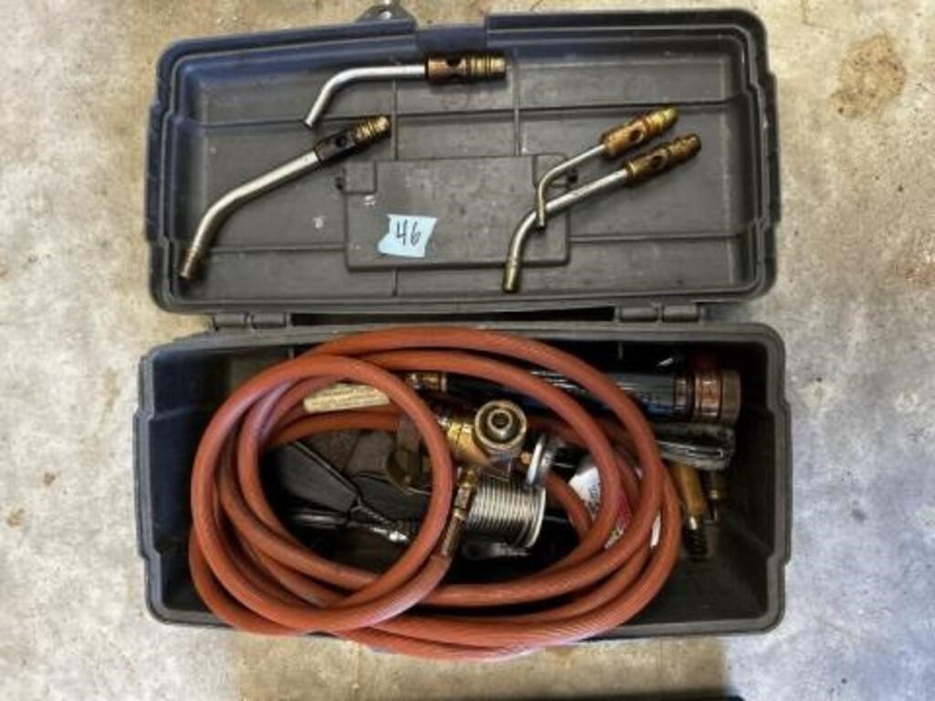 Acetylene Thermo torch gauges, lots of tips