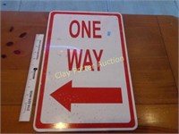 Metal ONE WAY Sign