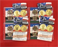 PRESIDENTIAL DOLLAR SERIES LOT OF 4