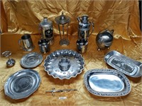 Assorted pewter lot (14)