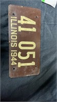1944 illinois plate