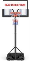 10ft Adjustable Basketball Hoop  44in Board**