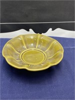 Green McCoy pottery bowl