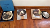 Norman Rockwell plates, collector plates, commem