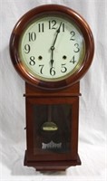 Vintage hanging wall clock, 25 x 11 x 5