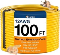 BBOUNDER Outdoor Extension Cord 100 FT