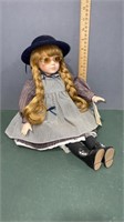 “Laura” doll-school girl with glasses-by Tender