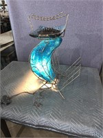 Vintage lamp with ashtray