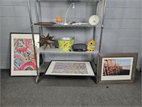 Assorted Items - Lamps, Art, And More