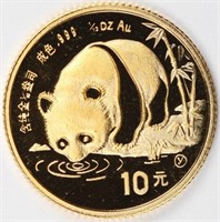 1987 Gold 1/10oz Panda