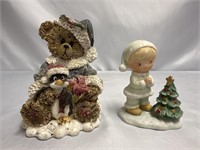 VINTAGE CHRISTMAS FIGURES. HOMCO AND CHRISTMAS