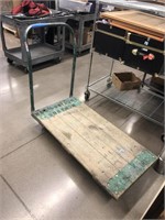 Rolling Metal Flat Cart - approx. 4 Ft long