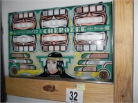 Cherokee Pinball Header (approx. 28 3/4 x 19 1/4)