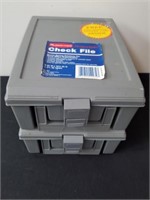 Two check file boxes