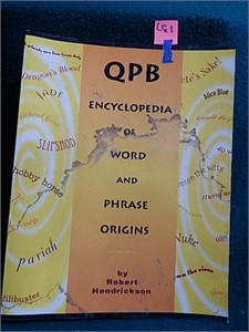 Encyclopedia of Word & Phase Orgins ©1972
