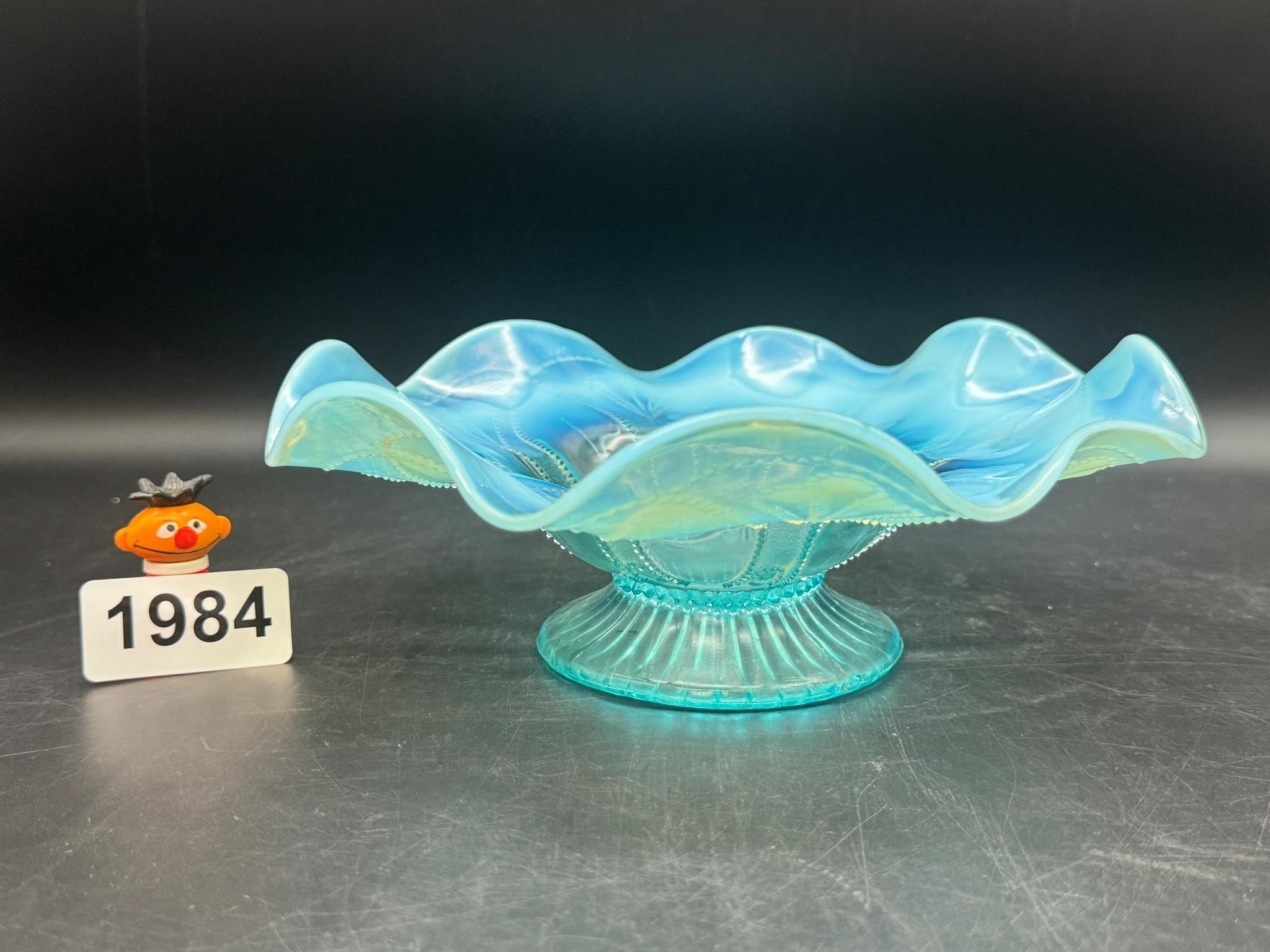 Northwood Blue Opalescent Stunning Bowl