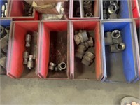 4 BINS OF MISC FITTINGS