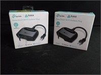 2 - Kasa smart wifi outdoor plugs