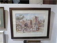 FRAMED ARTIST SIB-I-HIBI RELIGIOUS PRINT