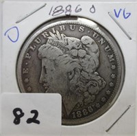 1886-O Morgan silver dollar