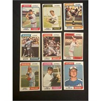 (800) 1974 Topps Baseball Cards Mixed Grade